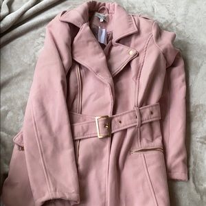 Blush pink Pea Coat